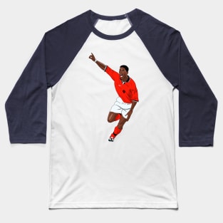 Patrick Kluivert Netherlands Goal Celebration Baseball T-Shirt